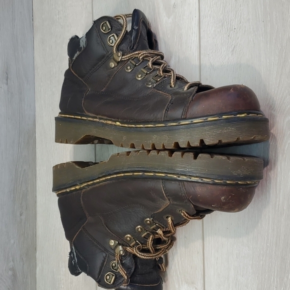 Dr.Martens Mens Y2K 9728 High Top Chunky Tractor Platform Boots shoes sz 10 - Picture 10 of 13